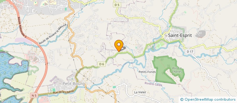 localisation de l'entreprise SAS INVEST  SAINT-ESPRIT