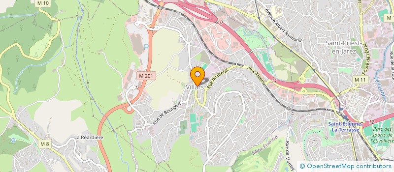 localisation de l'entreprise SAS INVESTMENT BY DOHM  VILLARS