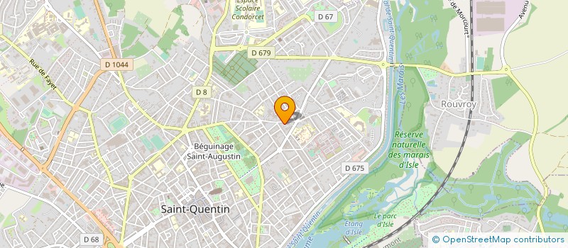 localisation de l'entreprise SAS IPP (ISOLATION, PLACO, PEINTURE) à SAINT-QUENTIN