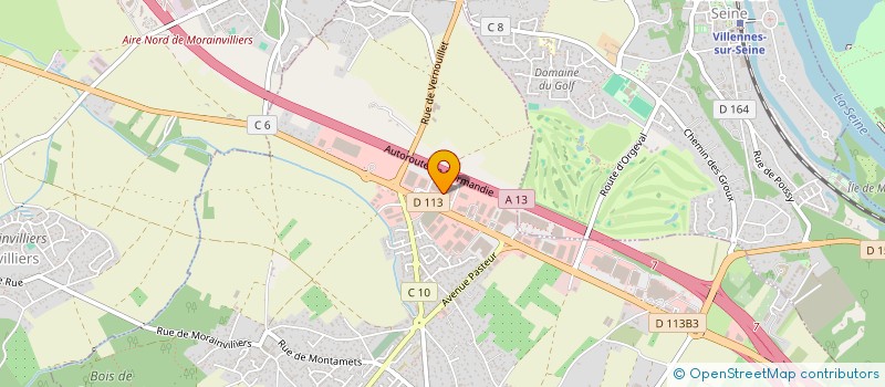 localisation de l'entreprise SAS IREM à ORGEVAL
