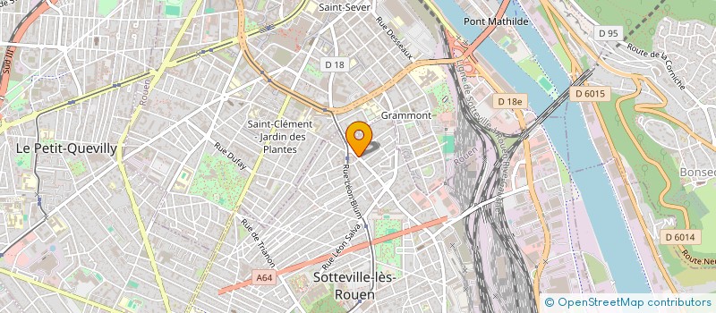 localisation de l'entreprise SAS IRIS à SOTTEVILLE-LES-ROUEN