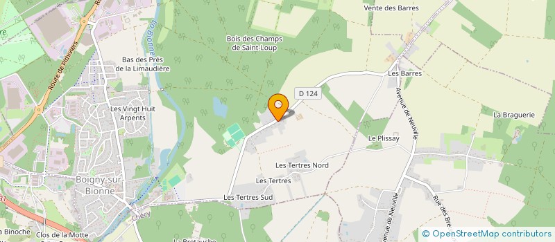 localisation de l'entreprise SAS IRIS à BOIGNY-SUR-BIONNE