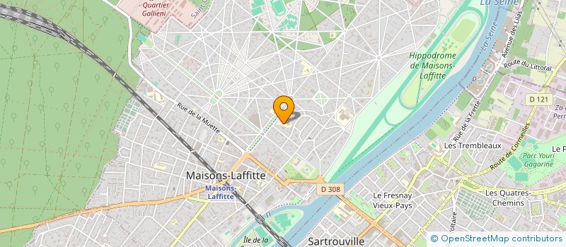 localisation de l'entreprise SAS IRM SCANNER YVELINES NORD  MAISONS-LAFFITTE