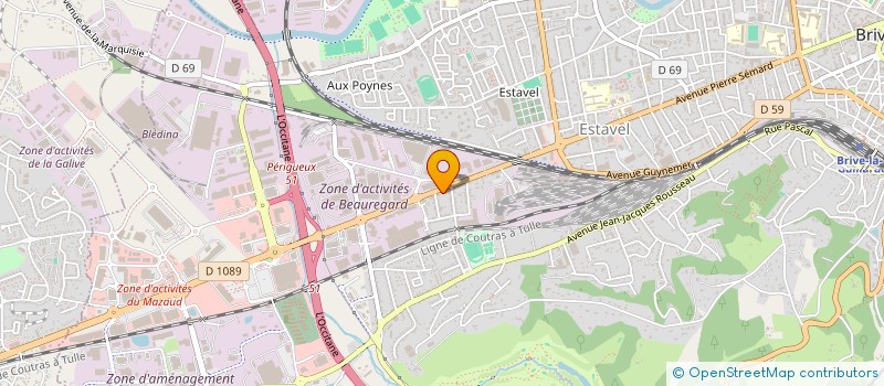 localisation de l'entreprise SAS IS 23 à BRIVE-LA-GAILLARDE