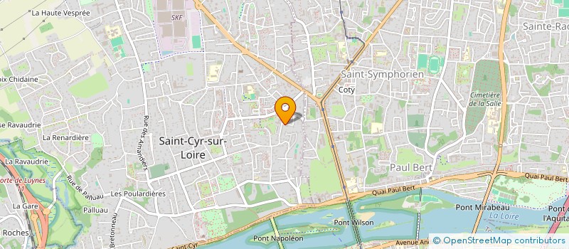 localisation de l'entreprise SAS ISABELLE RONFAUT  SAINT-CYR-SUR-LOIRE