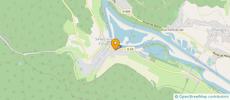 localisation de l'entreprise SAS ISLE DE MOUTE  SEXEY-AUX-FORGES