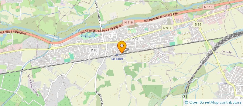 localisation de l'entreprise SAS ISO-CONCEPT à LE SOLER