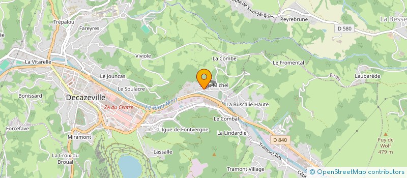 localisation de l'entreprise SAS ISO D'OC à DECAZEVILLE