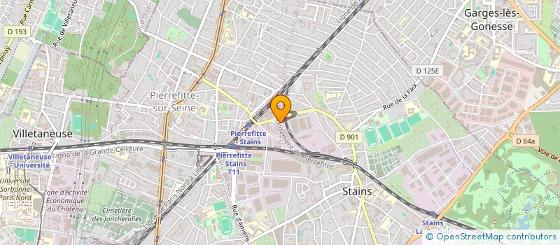 localisation de l'entreprise SAS ISO THERM à PIERREFITTE-SUR-SEINE