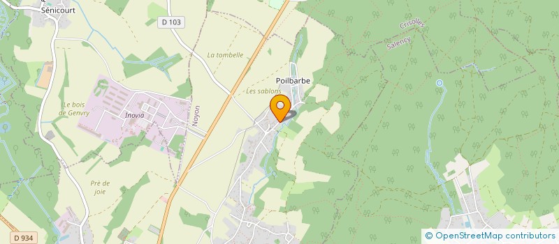 localisation de l'entreprise SAS ISOBAC à NOYON