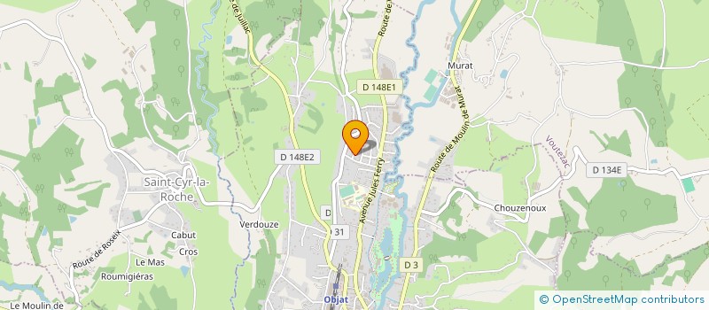 localisation de l'entreprise SAS ISONATURE à OBJAT