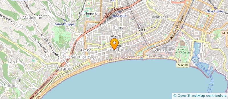 localisation de l'entreprise SAS ISORENOV à NICE