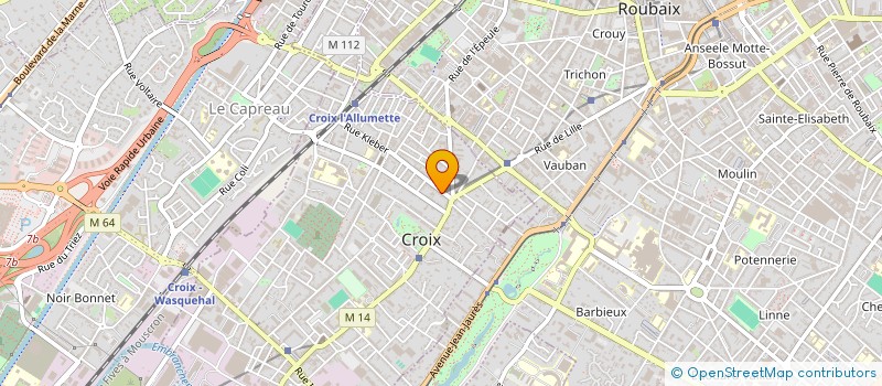 localisation de l'entreprise SAS ISQUARE à CROIX