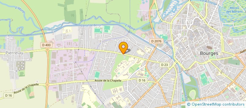 localisation de l'entreprise SAS J.C.B à BOURGES