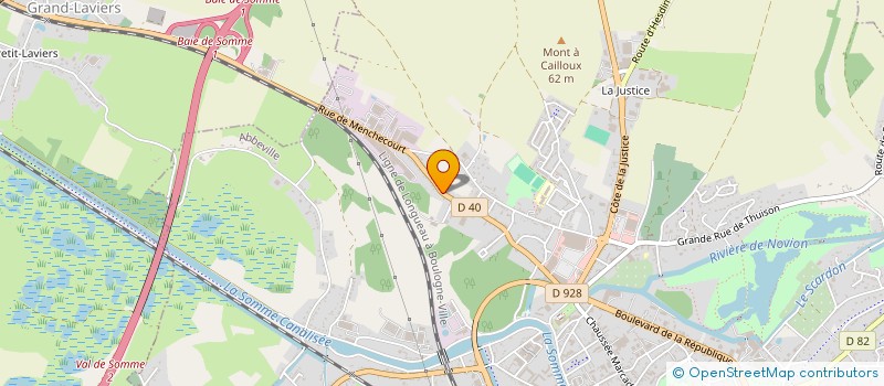 localisation de l'entreprise SAS J DELANNOY à ABBEVILLE