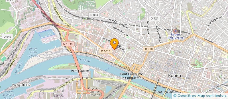 localisation de l'entreprise SAS J.H.M  LE PETIT-QUEVILLY