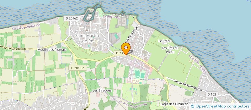 localisation de l'entreprise SAS J.N.M  SAINT-MARTIN-DE-RE