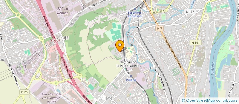 localisation de l'entreprise SAS J.P.R. à CORBEIL-ESSONNES