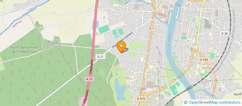 localisation de l'entreprise SAS J2C PATRIMOINE  CHATELLERAULT