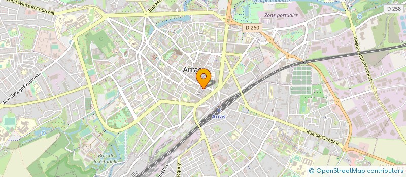 localisation de l'entreprise SAS JABA à ARRAS