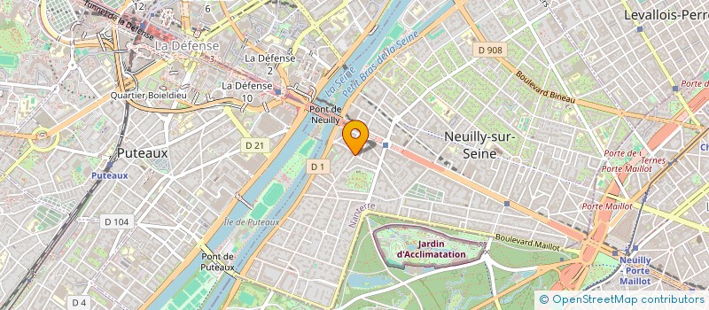 localisation de l'entreprise SAS JABB à COURBEVOIE