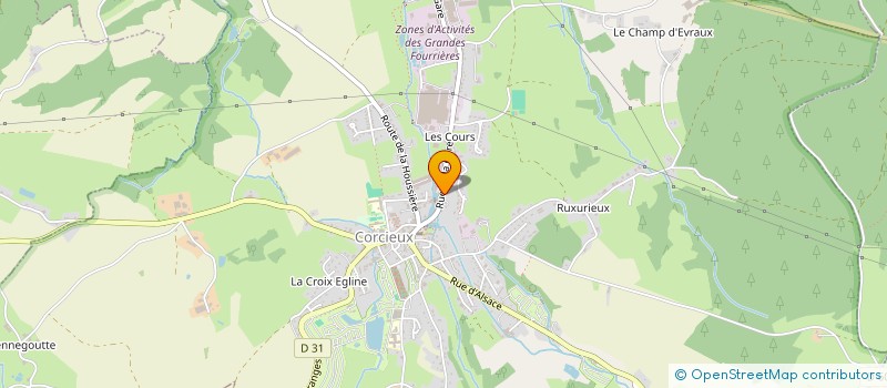 localisation de l'entreprise SAS JACQUELIMMO  CORCIEUX