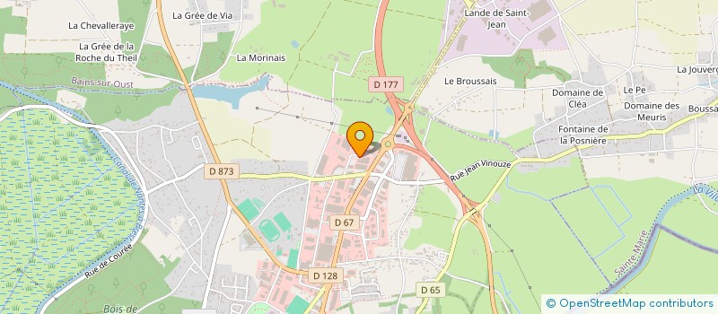 localisation de l'entreprise SAS JAFFRAY à REDON
