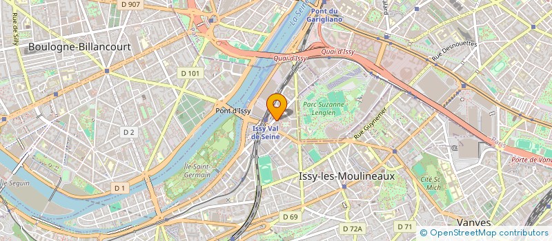 localisation de l'entreprise SAS JALLANS à ISSY-LES-MOULINEAUX