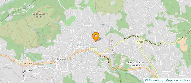 localisation de l'entreprise SAS JAMES  LE ROURET