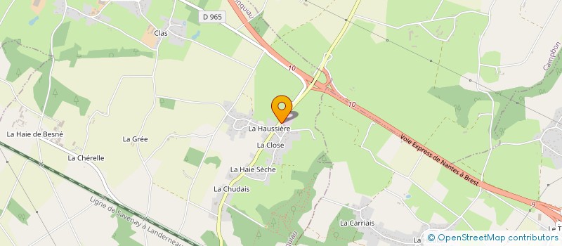 localisation de l'entreprise SAS JAN PERE ET FILS à PRINQUIAU