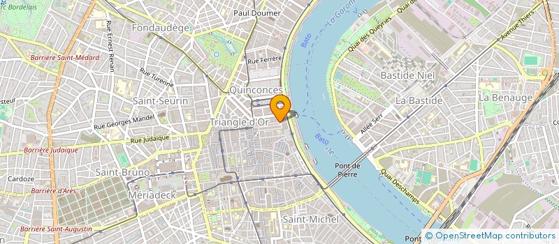 localisation de l'entreprise SAS JANE  BORDEAUX