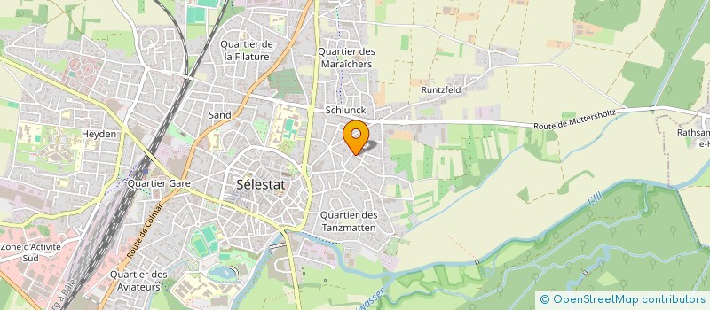 localisation de l'entreprise SAS JANIS à SELESTAT
