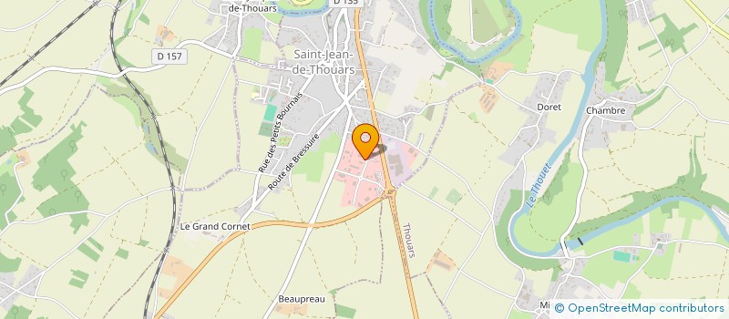 localisation de l'entreprise SAS JANSSENS  SAINT-JEAN-DE-THOUARS