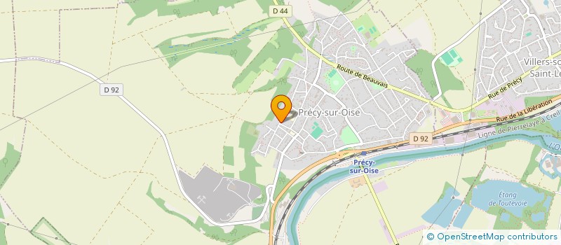 localisation de l'entreprise SAS JARDIN DES THES  PRECY SUR OISE