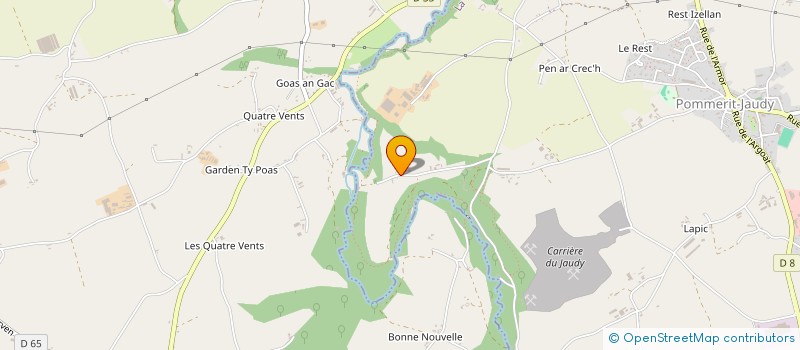 localisation de l'entreprise SAS JARDIN HORTENCE à LA ROCHE-JAUDY