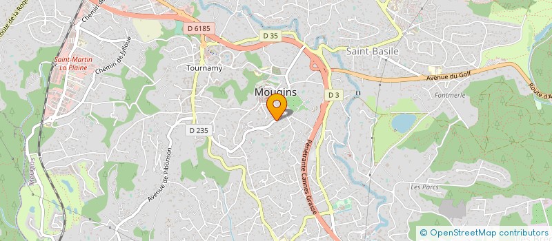 localisation de l'entreprise SAS JARDINAGE BATIMENT MANAGEMENT à MOUGINS