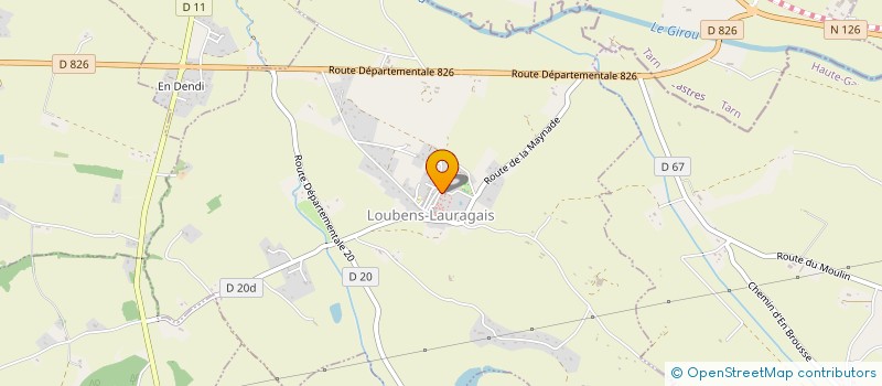 localisation de l'entreprise SAS JARDINERIE LES PORTES DE L'ARIEGE à CINTEGABELLE
