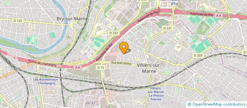 localisation de l'entreprise SAS JARRET  VILLIERS-SUR-MARNE