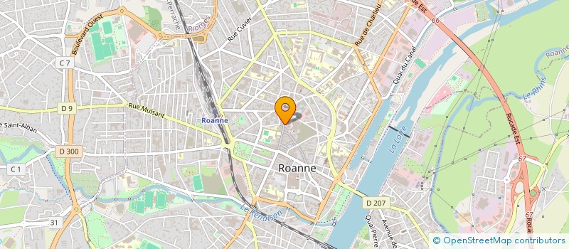 localisation de l'entreprise SAS JAUKER à ROANNE