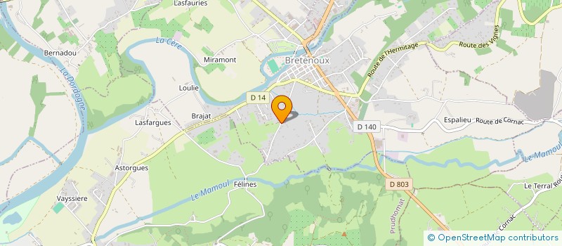 localisation de l'entreprise SAS JAUZAC ENTREPRISE  GIRAC