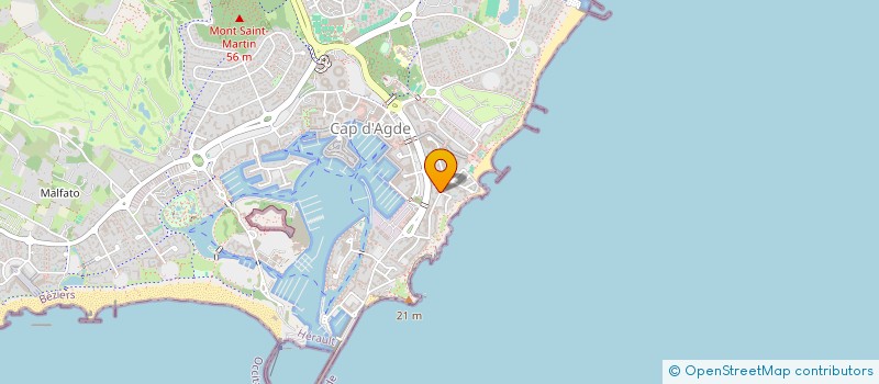 localisation de l'entreprise SAS JB LOC  AGDE