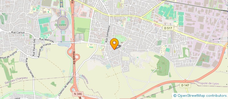 localisation de l'entreprise SAS JD  MEYZIEU