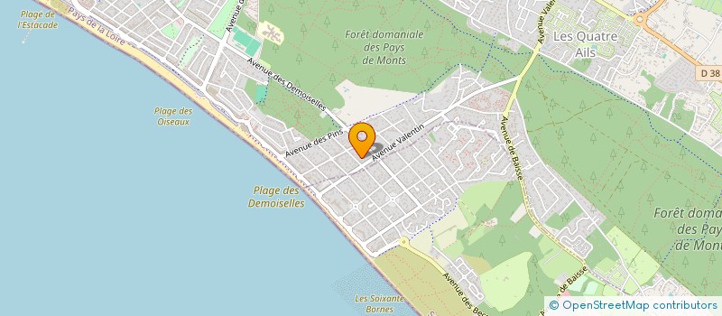 localisation de l'entreprise SAS JD CONCEPT  SAINT-JEAN-DE-MONTS