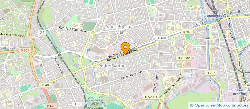 localisation de l'entreprise SAS JEAN GUFFROY à DUNKERQUE