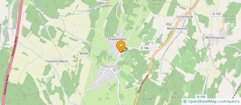 localisation de l'entreprise SAS JEAN LUC MOUILLARD  MANTRY