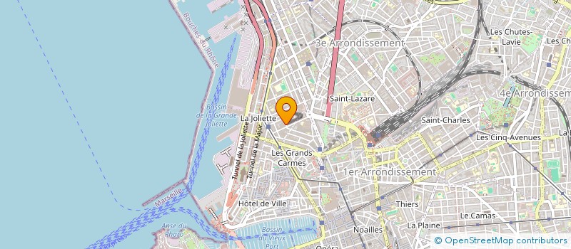 localisation de l'entreprise SAS JEANNE à MARSEILLE