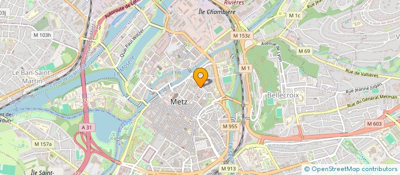 localisation de l'entreprise SAS JEANNE D'ARC  METZ