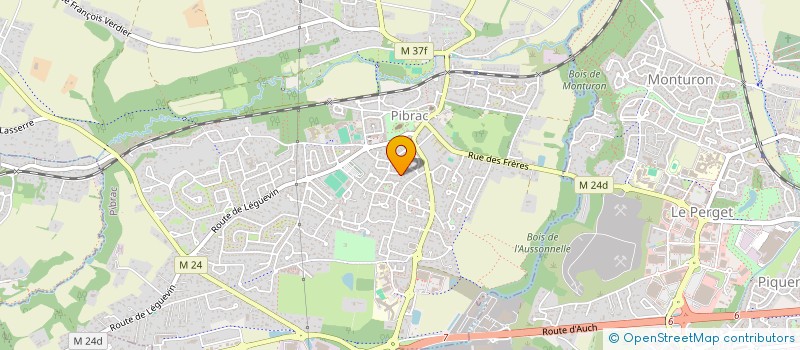 localisation de l'entreprise SAS JECSA  PIBRAC