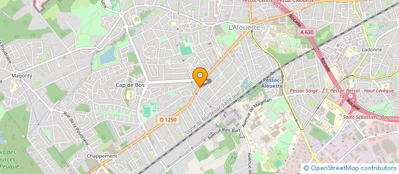 localisation de l'entreprise SAS JEMINVEST à PESSAC