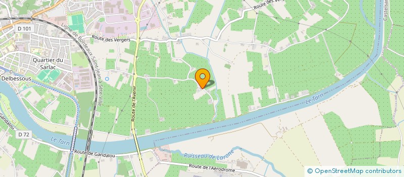 localisation de l'entreprise SAS JENCK L.A  MOISSAC